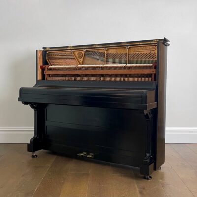 Bechstein (1893) Restored Satin Black Floral Inlay