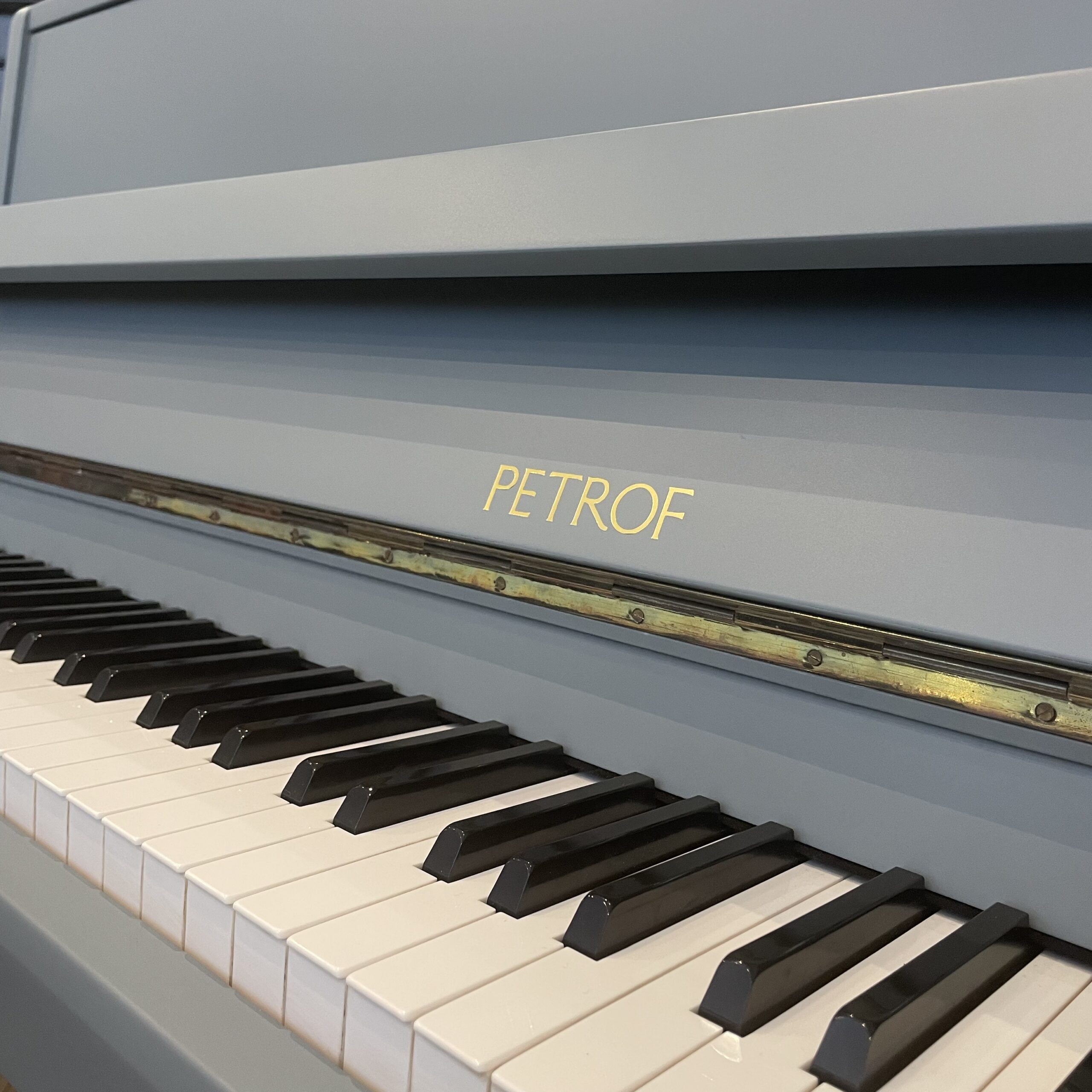 A Petrof Painted Upright Piano - Image 4