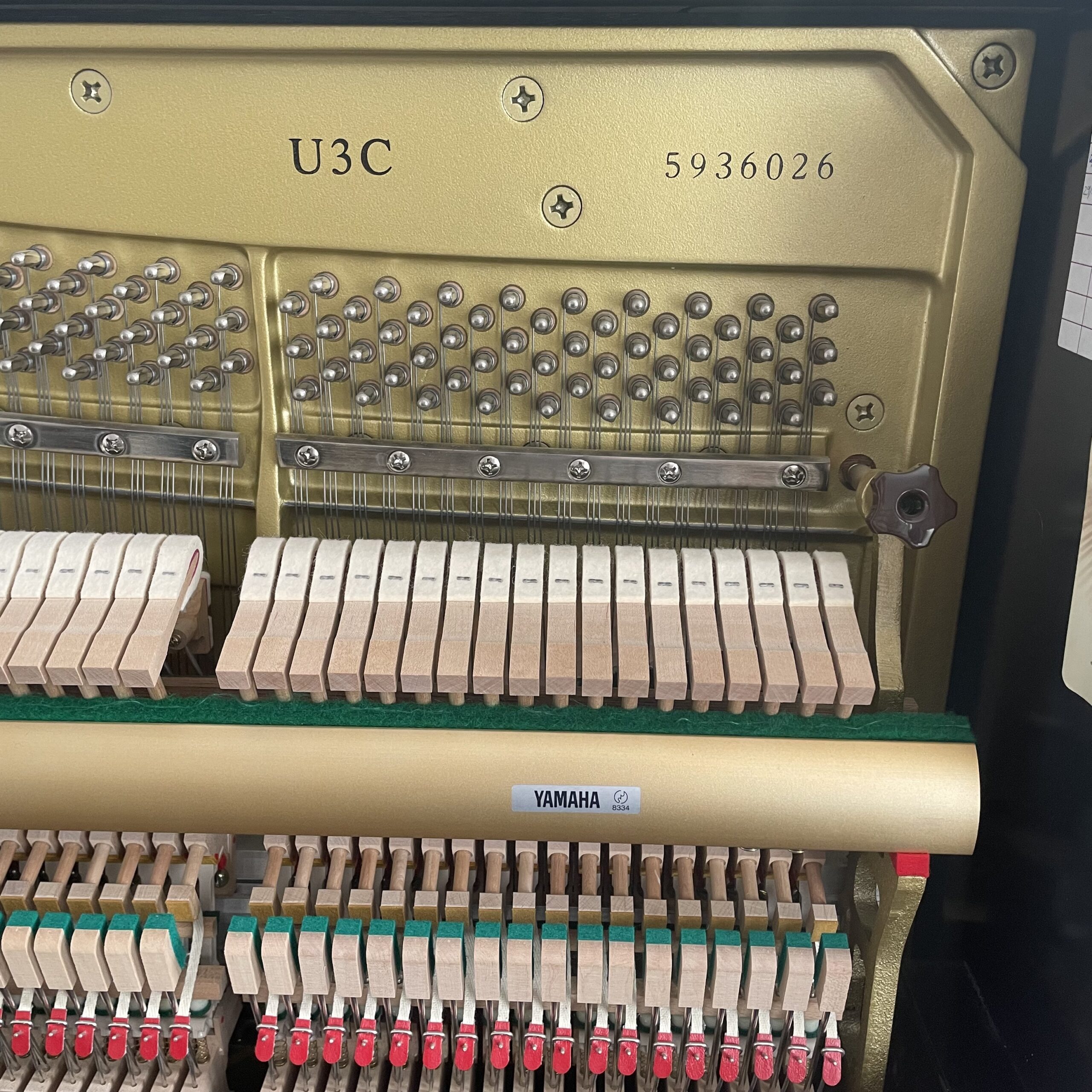 Yamaha U3 Limited Edition Centenary Upright Piano - Image 7