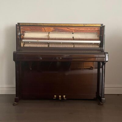 John Broadwood & Sons Upright Piano, Mahogany Gloss - The Piano