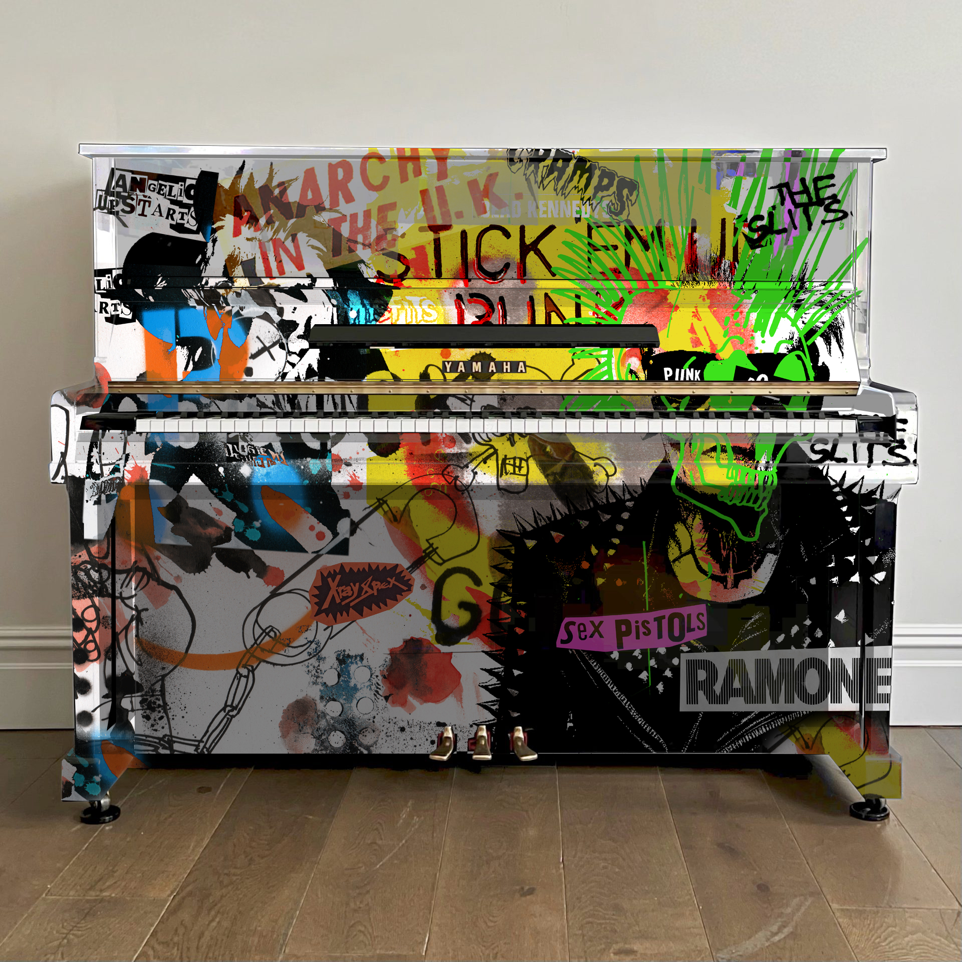 Yamaha U1 Vinyl Wrap Upright Piano