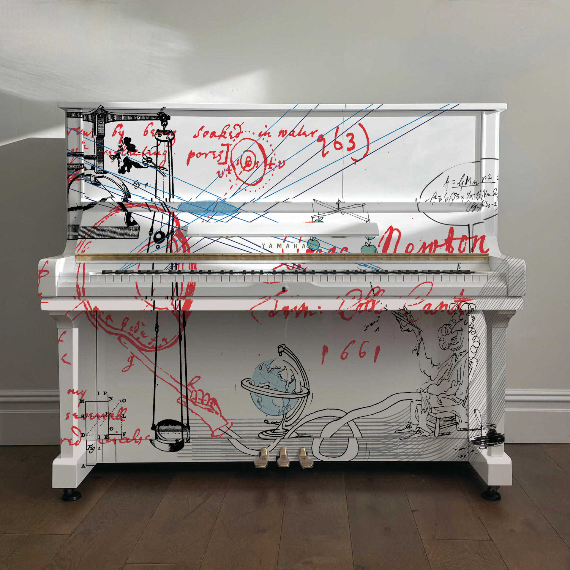 Yamaha U3 Vinyl Wrap Upright Piano