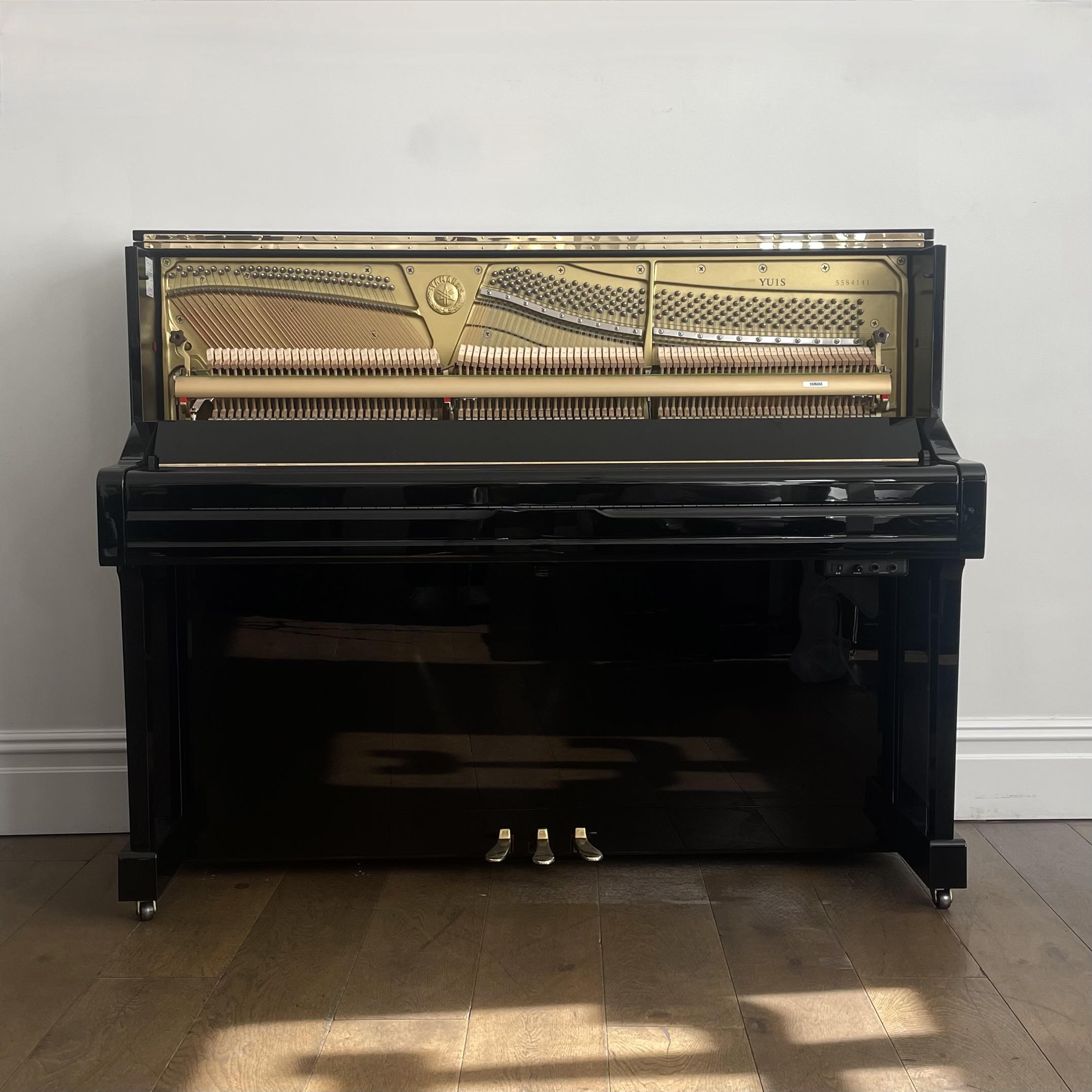 A Yamaha YU1 Silent Upright Piano - Image 2