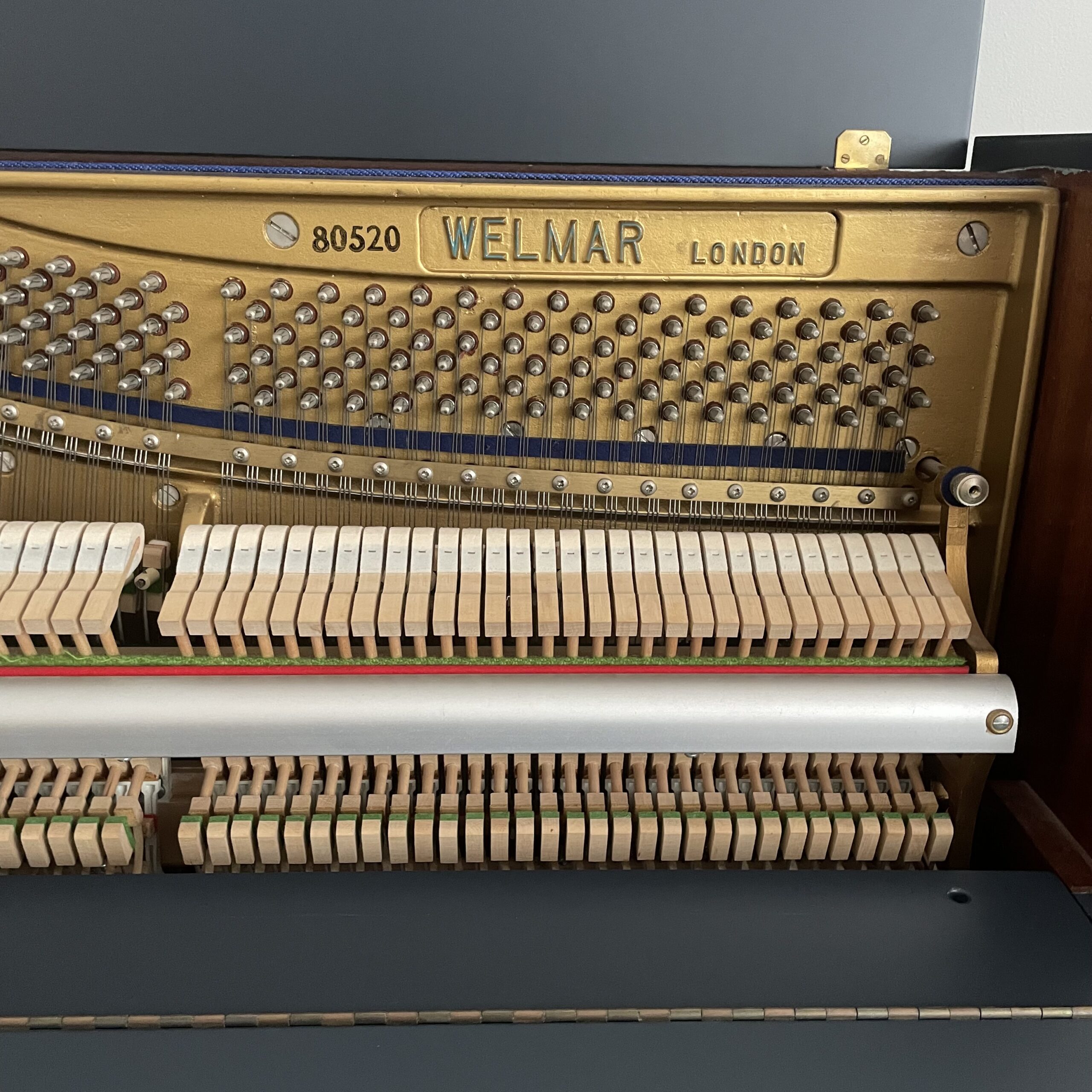 A Welmar Painted Upright Piano - Image 5