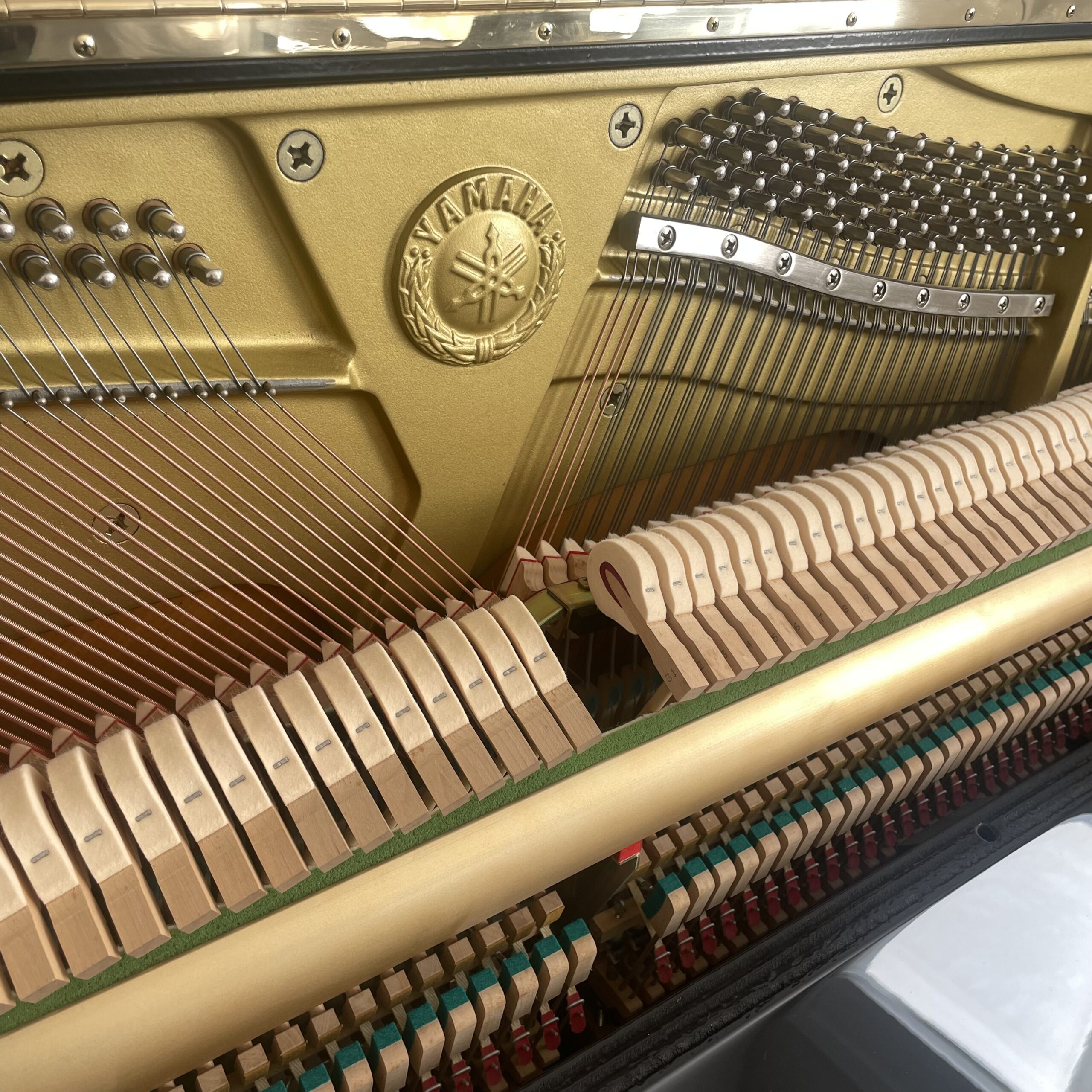 A Yamaha YU1 Silent Upright Piano - Image 6