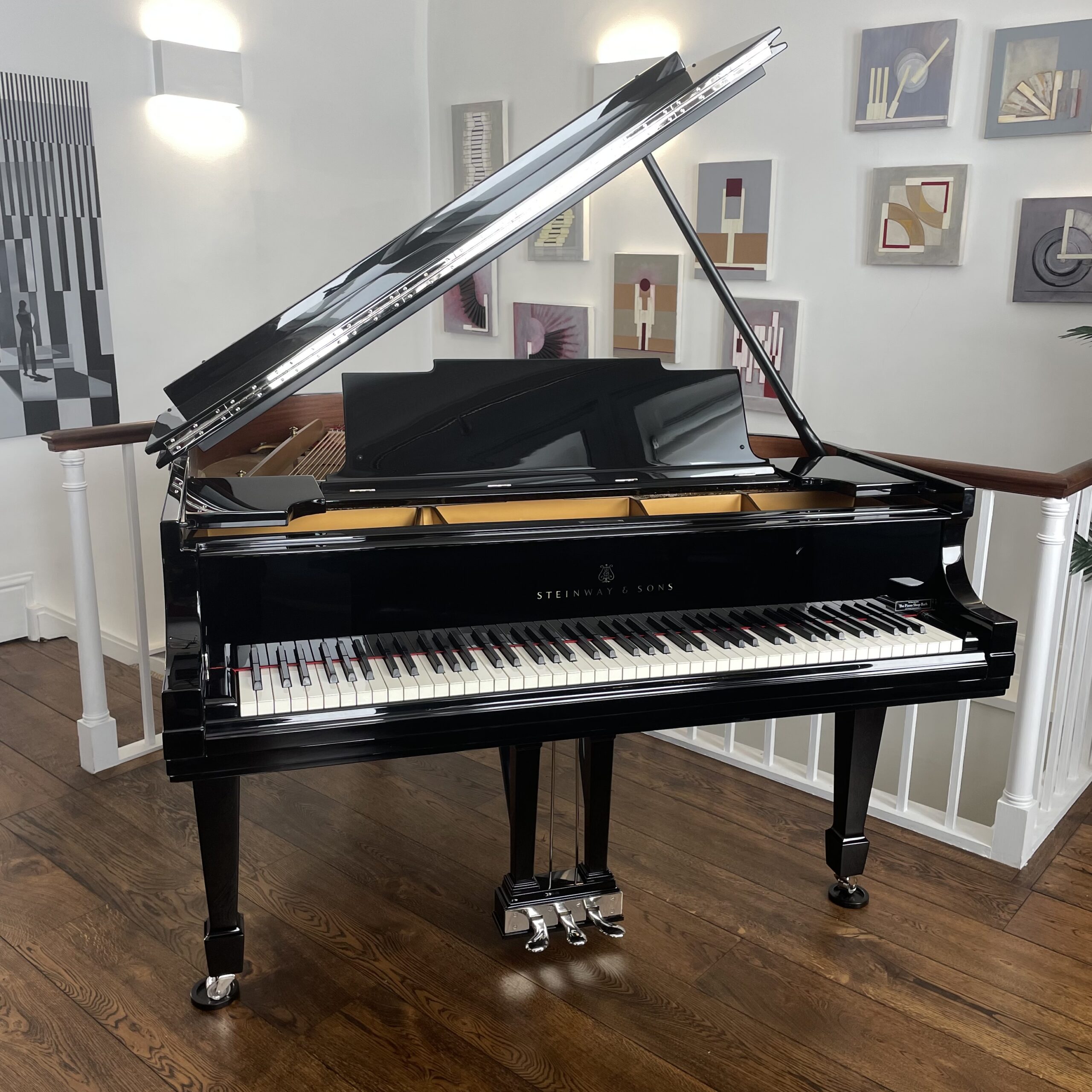 A Steinway Model M Grand Piano