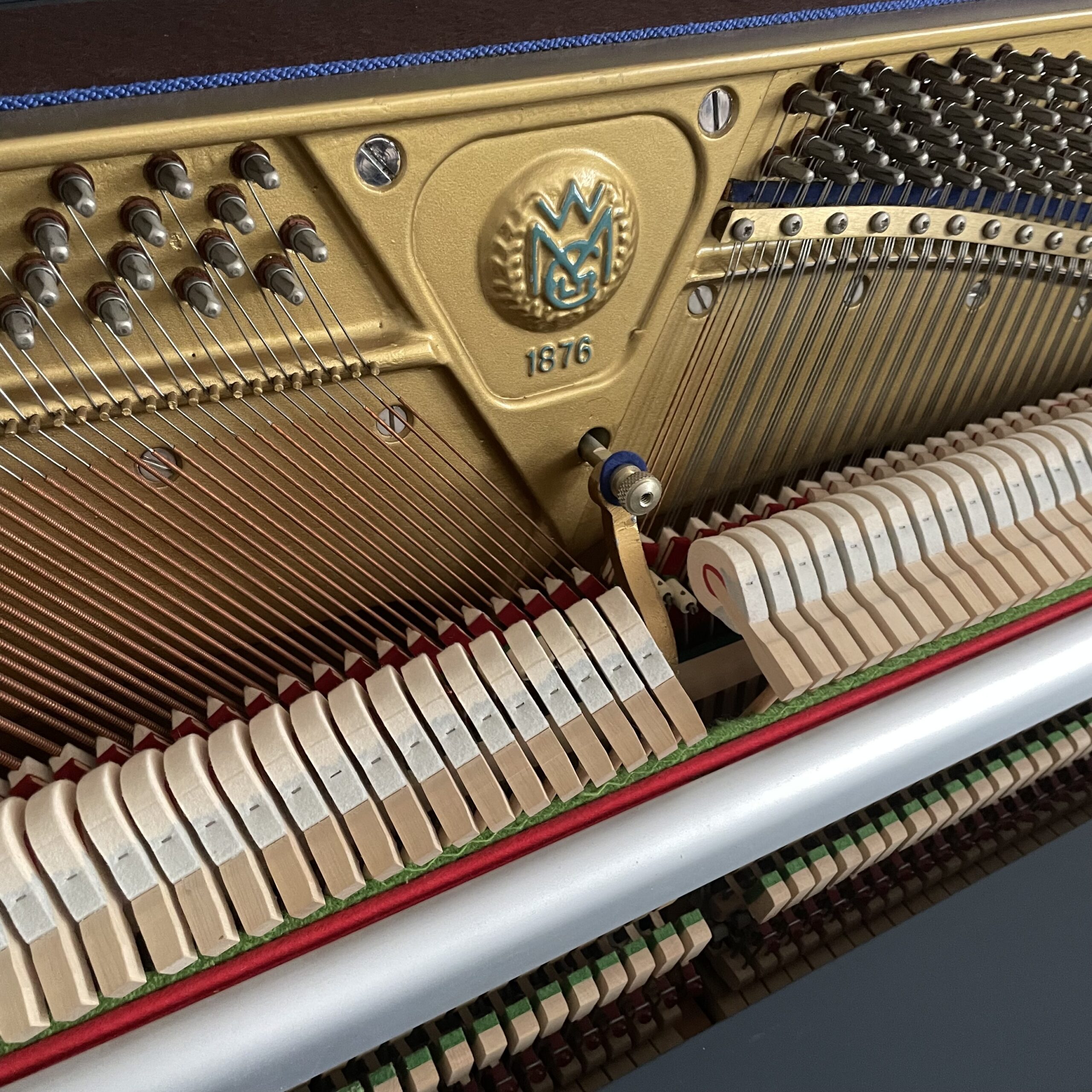 A Welmar Painted Upright Piano - Image 4