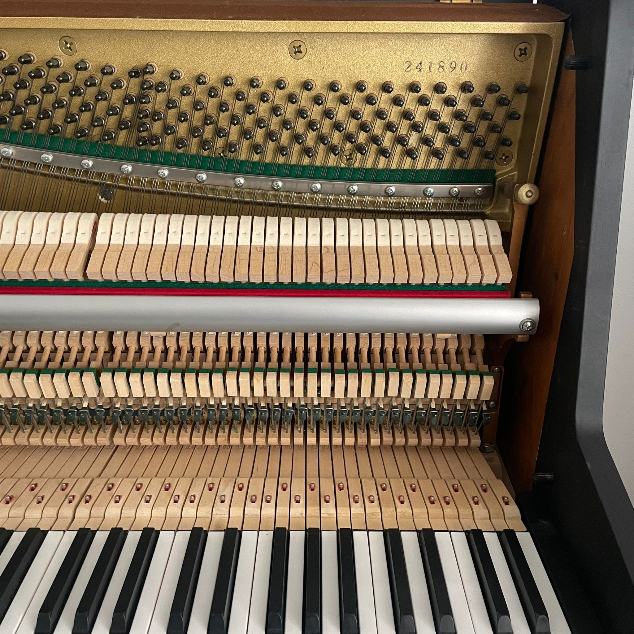 A Kemble Painted 7 Octaves Upright Piano - Image 4