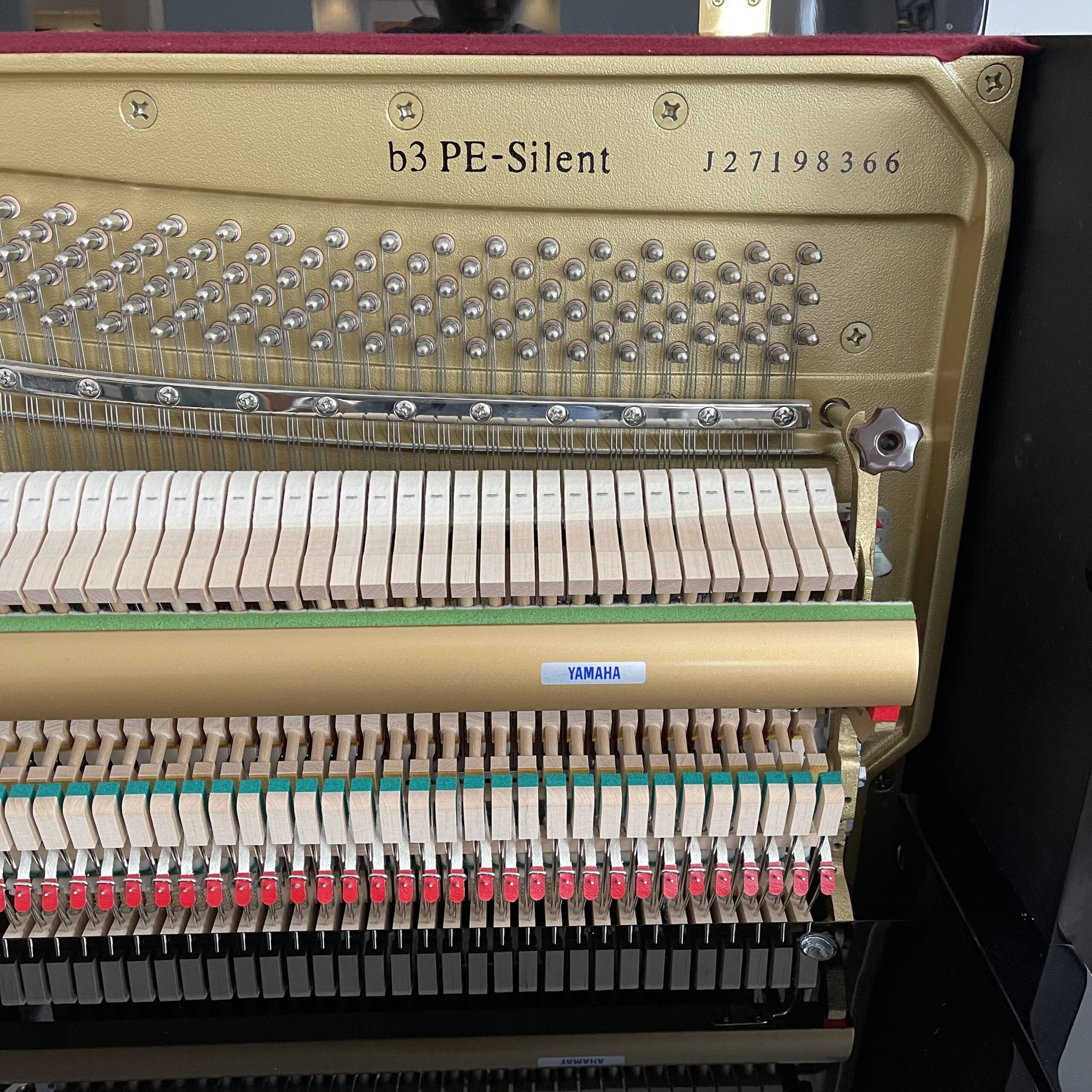 A Yamaha B3 Silent Upright Piano - Image 3