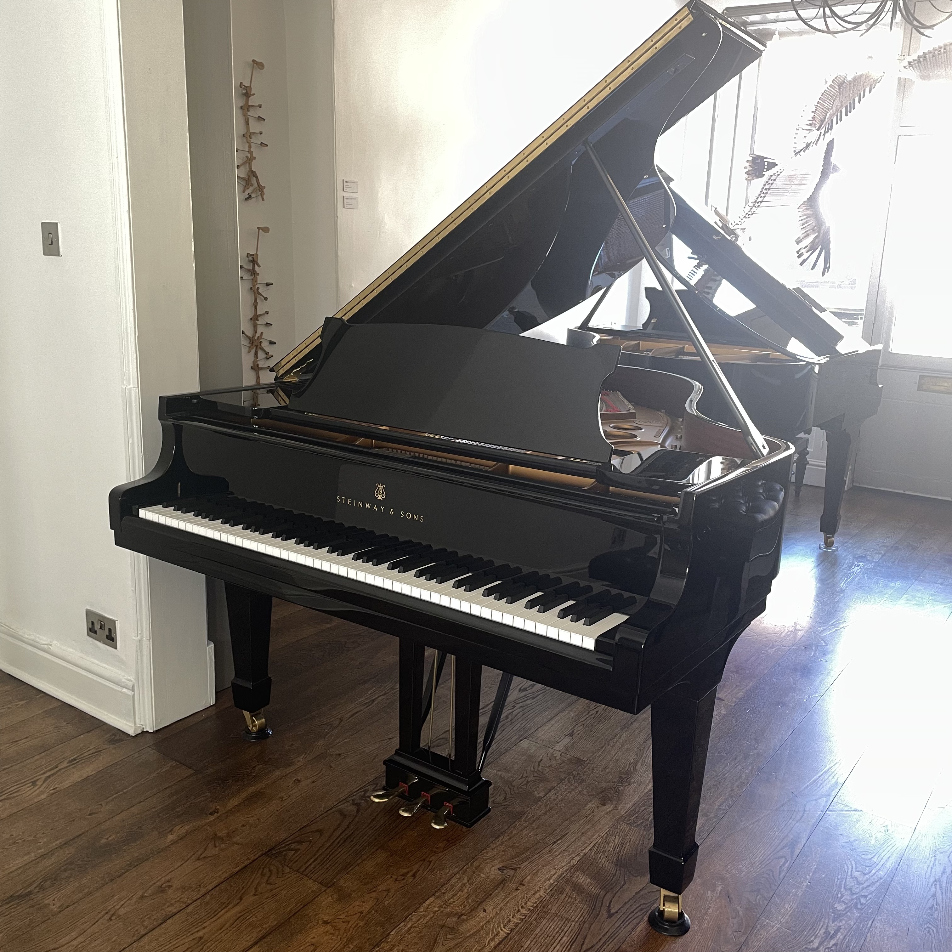 A Steinway Model O Grand Piano