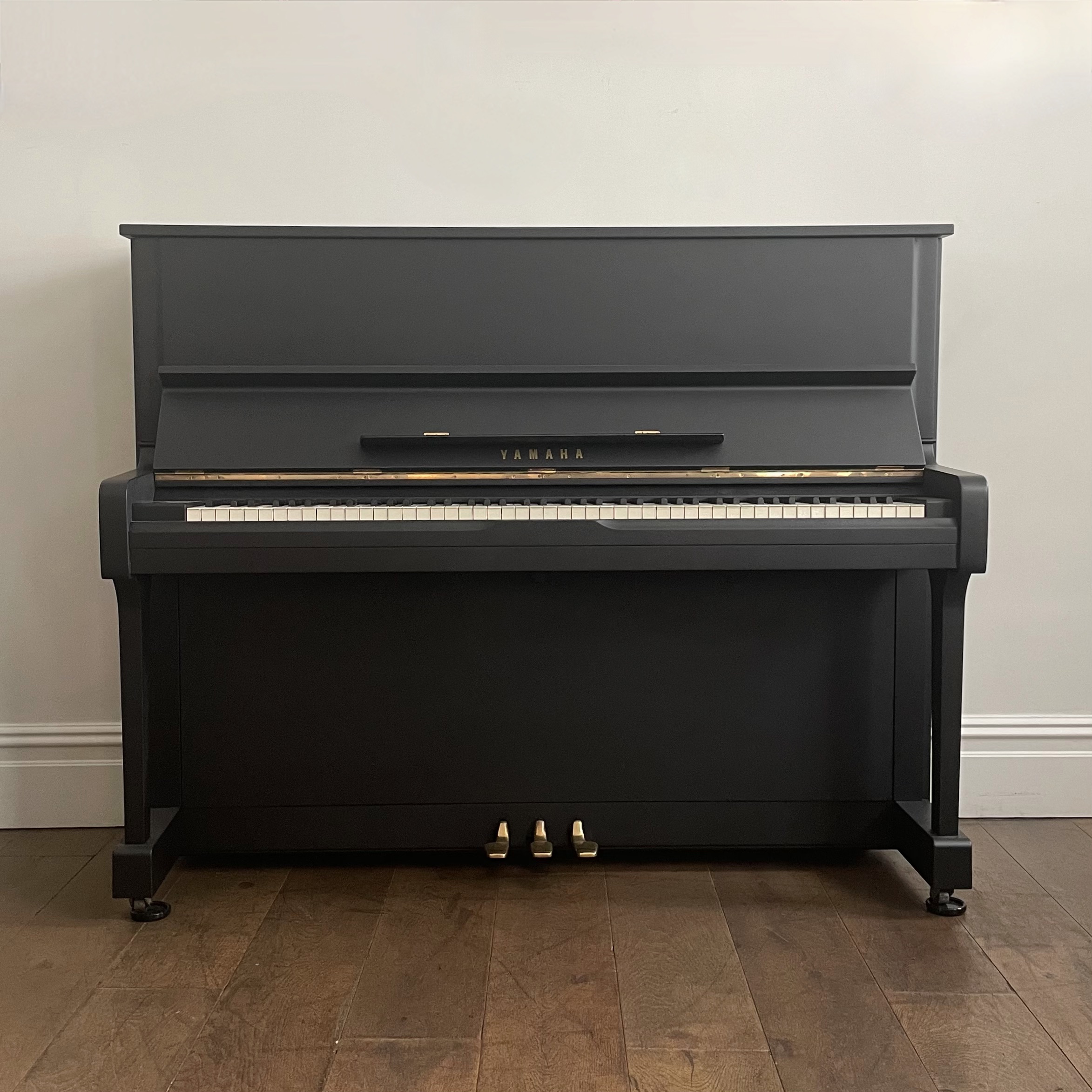 A Yamaha U1 Painted Upright Piano