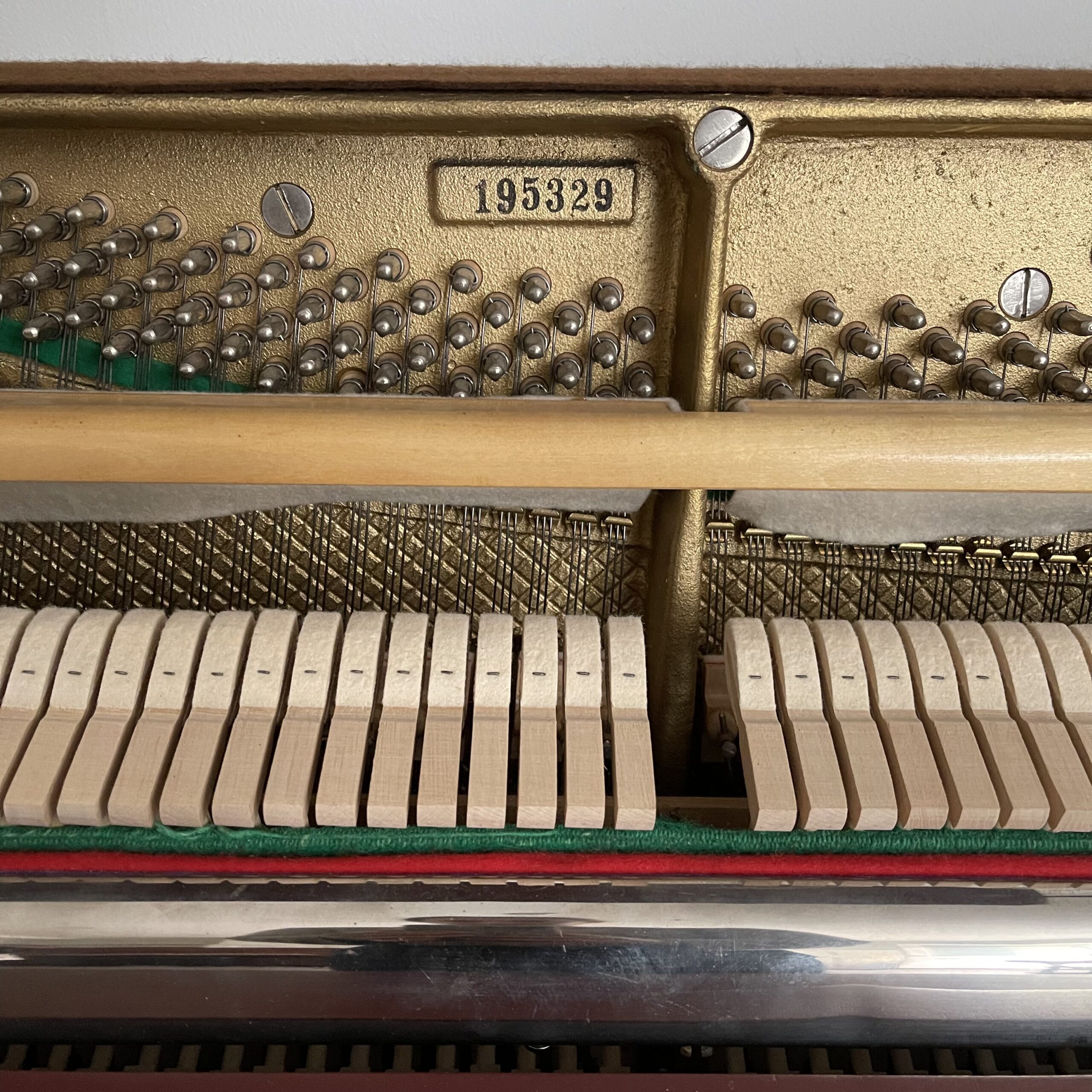 A Weinbach Painted Upright Piano - Image 4