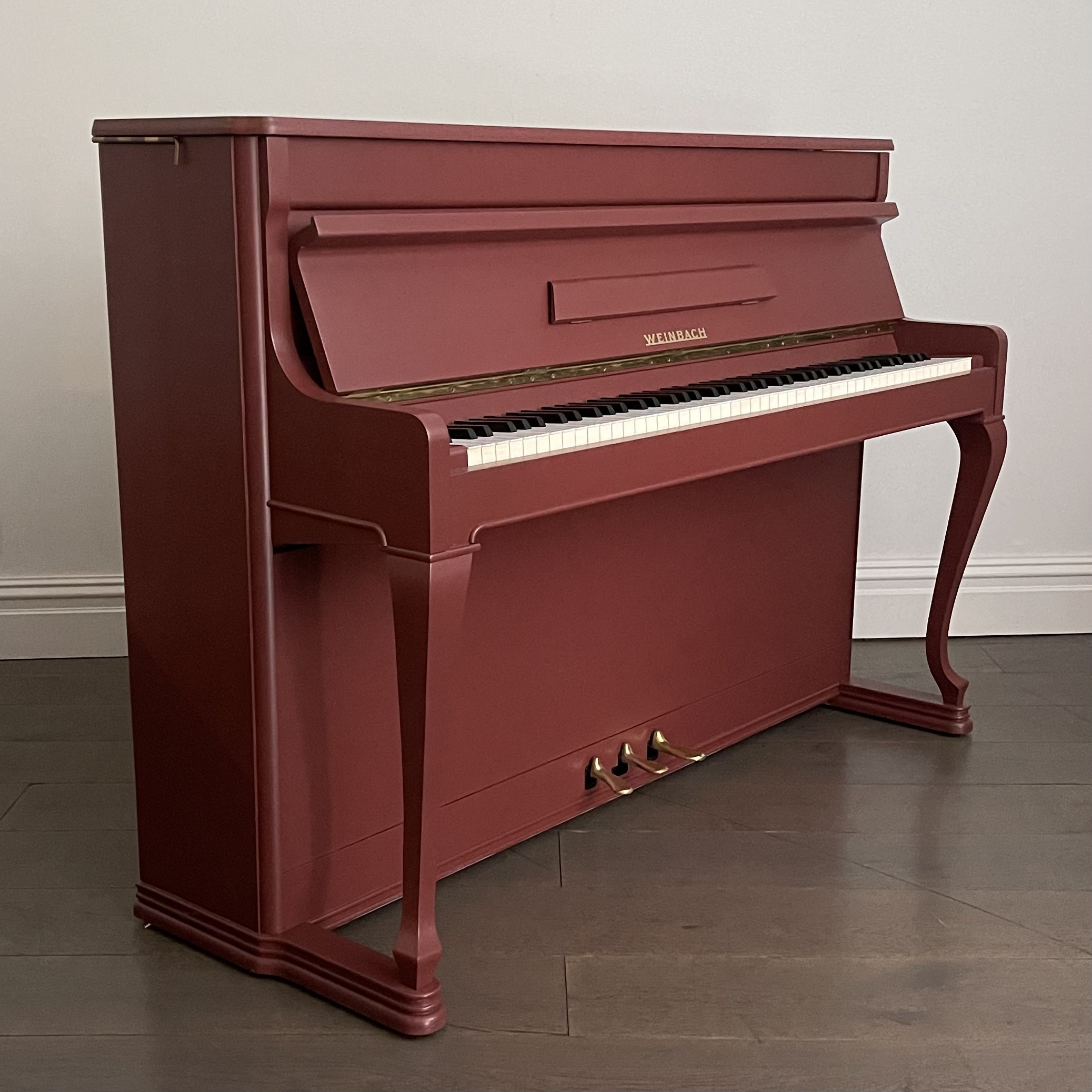 A Weinbach Painted Upright Piano - Image 5