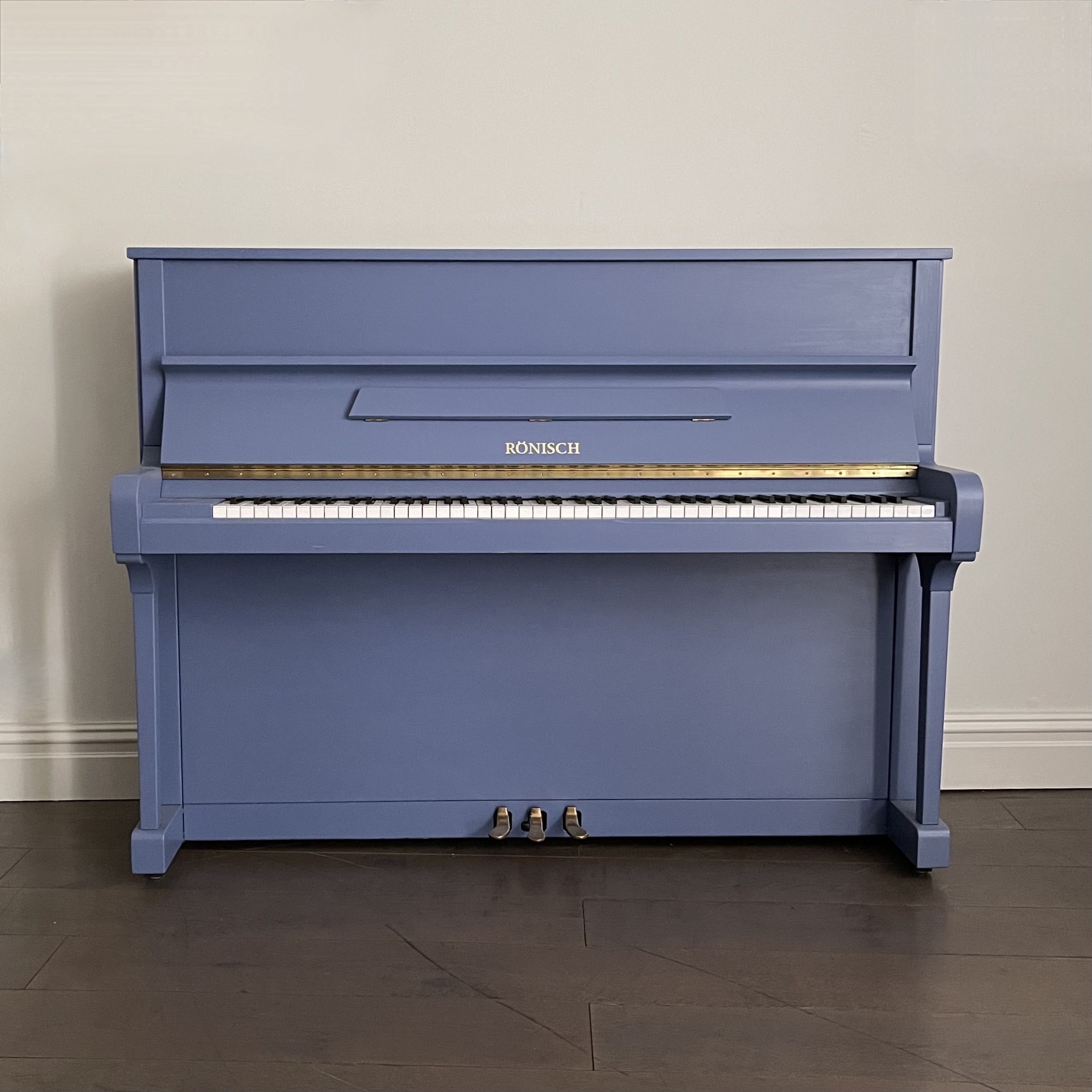 A Ronsich Painted Upright Piano