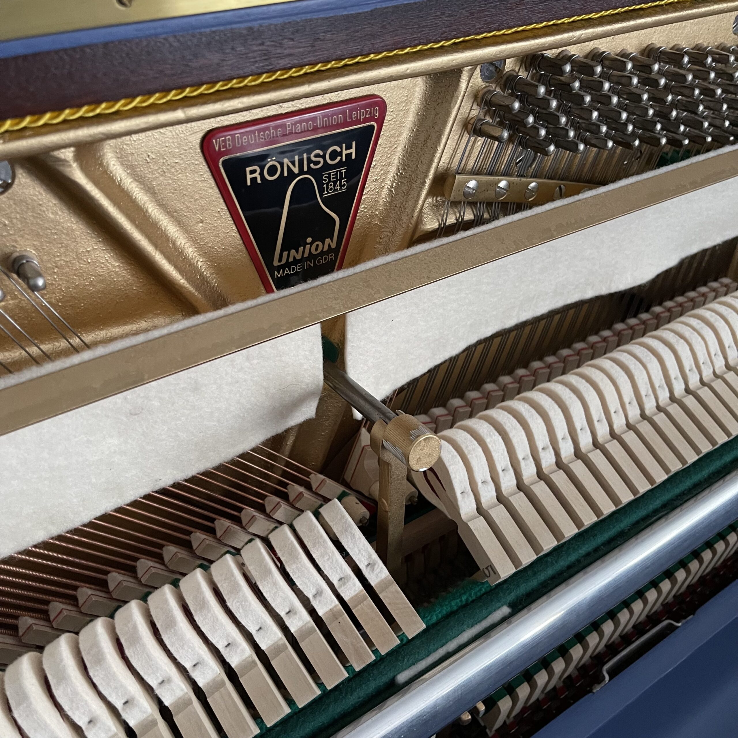 A Ronsich Painted Upright Piano - Image 3