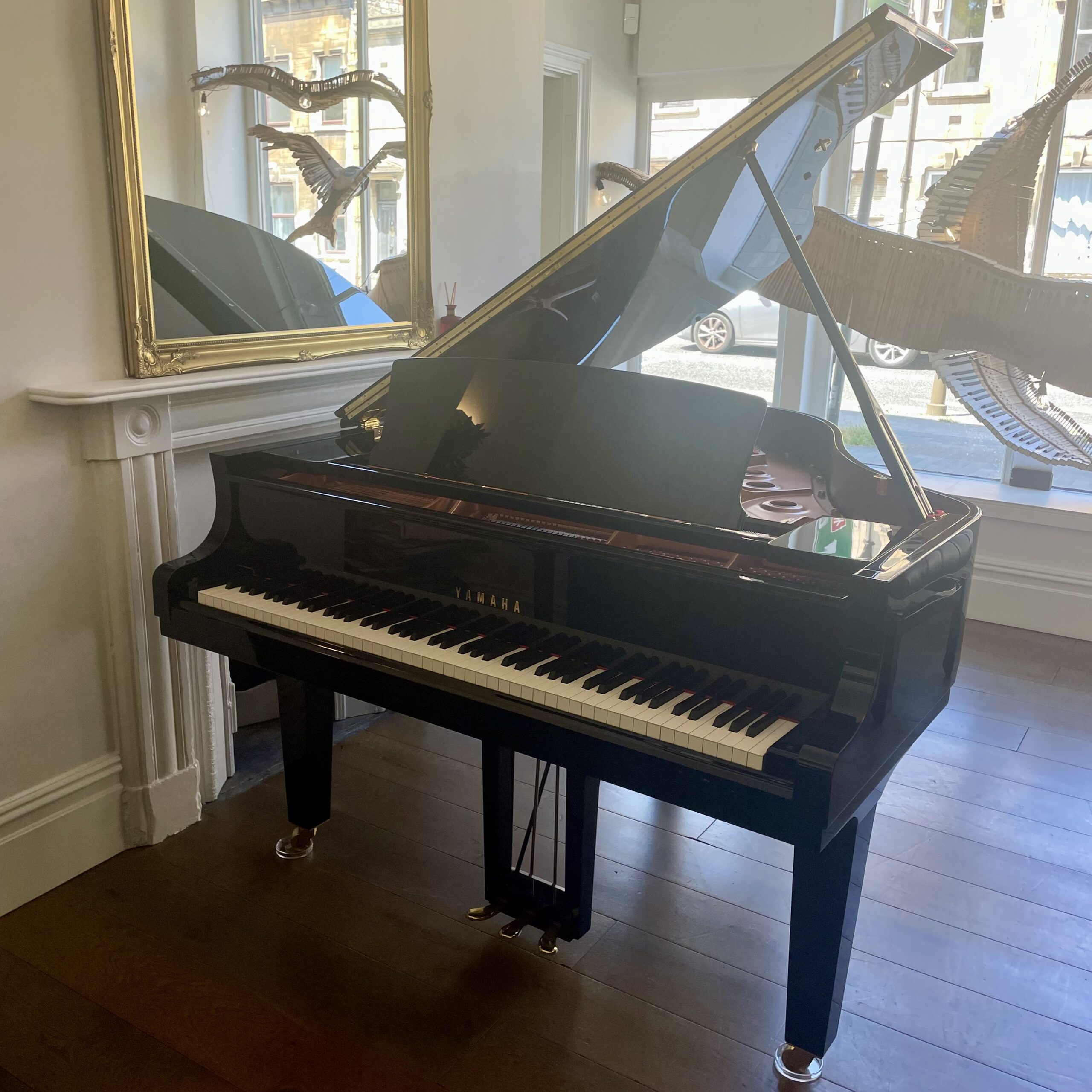 A Yamaha C2 Grand Piano