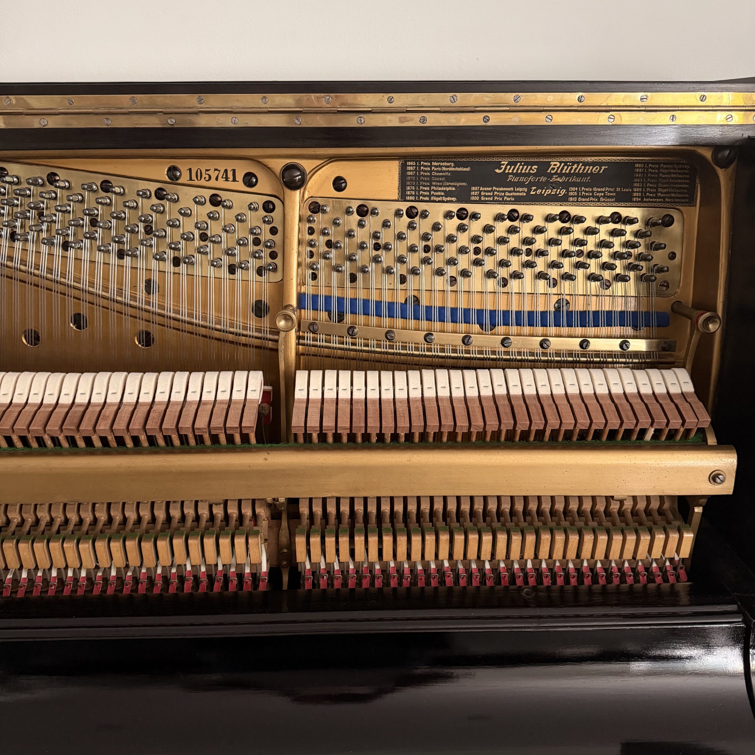 A Bluthner Upright Piano - Image 4