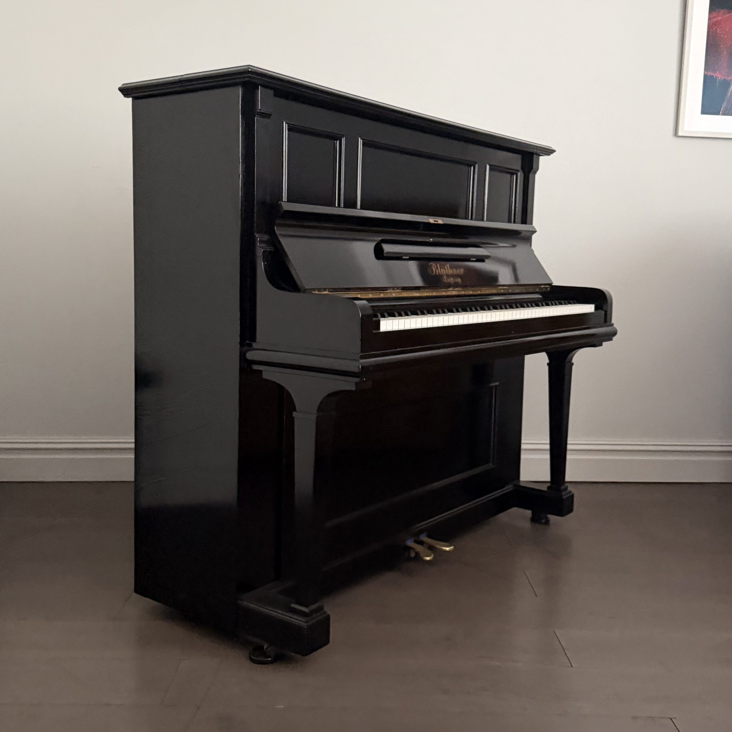 A Bluthner Upright Piano - Image 5